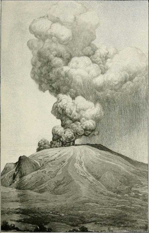 ثوران جبل بيليه سنة 1902